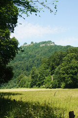Hohenurach castle ruins in Bad Urach, Germany	