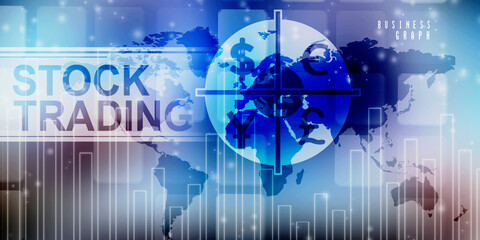 2d rendering Global Currencies illustration