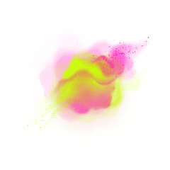 Water Color smoke Splash for graphic design use with transparent background