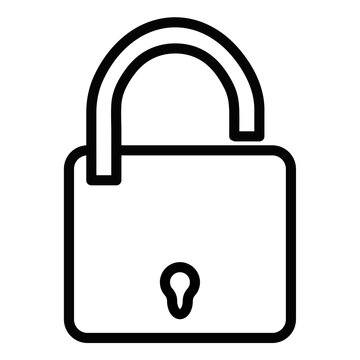 recommend clip art: lock icon on metal internet button
