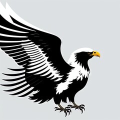 Obraz premium Logotype head of a eagle