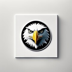 Logotype head of a eagle