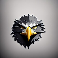 Logotype head of a eagle