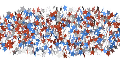 Stars - stars confetti on american independence day party