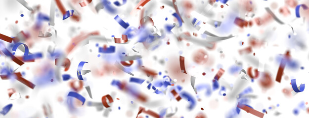 Confetti -  Independence Day background with Confetti.