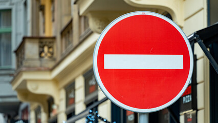 A stop sign on the street
