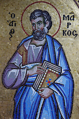 Kykkos monastery, Cyprus. St Mark mosaic.