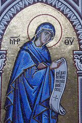 Kykkos monastery, Cyprus. Virgin Mary mosaic. © Julian