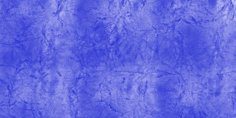 Obraz premium Textured background of old raw cement or blue plaster wall with stains and cracks