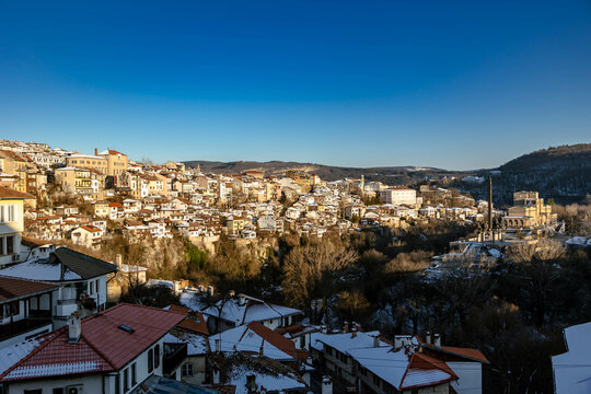 Veliko Turnovo city, old capital of Bulgaria.
Winter season