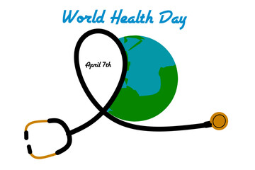 World Health Day is a global health awareness day which is observed every year on 7 April. Banners, Posters, Banners for World Health Day Vector illustration