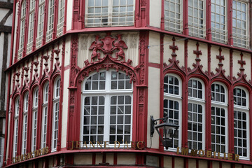 Rouen heritage house. France.