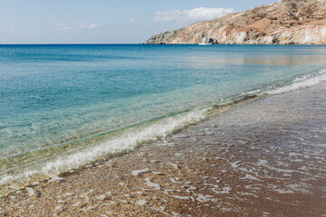 Beachside in Milos Greece