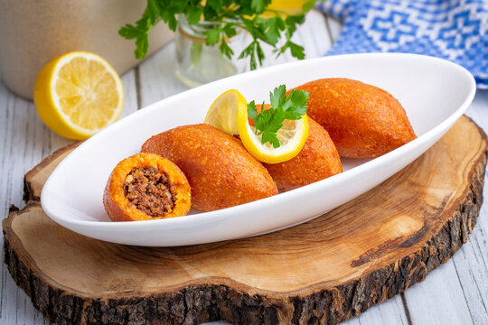 Kibbeh is a popular dish in Middle Eastern cuisine (Turkish name; icli kofte)