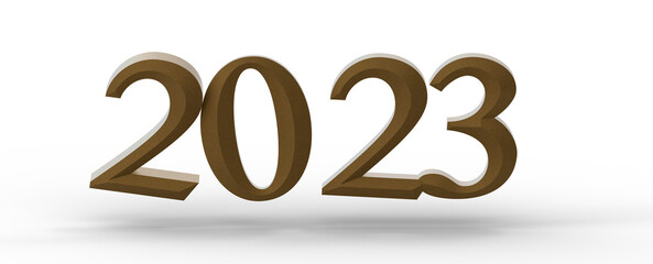 Year as Number - 2023 ,future, business, template layout design, cover book