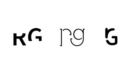 RG Initials: Logo and Icon Concepts