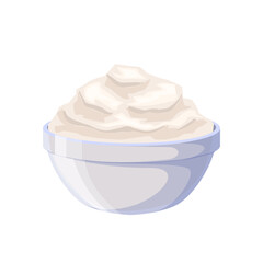 shea natural butter cartoon vector illustration color sign