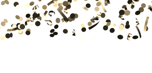 Gold Confetti Glitter Overlay