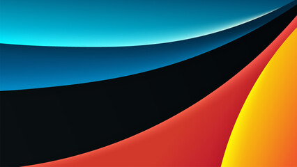 Vector abstract background with gradient color and dynamic shadow on background. Eps 10