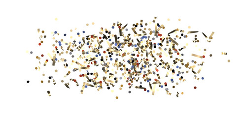 Fototapeta premium silver confetti explosion festive background