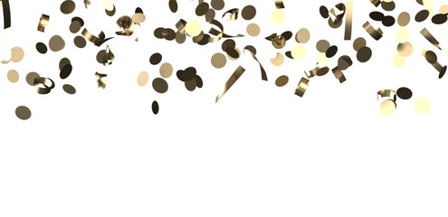 Gold Confetti Glitter Overlay