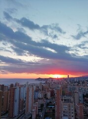 Atardecer en la ciudad de los rascacielos