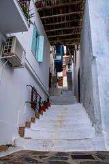 Stairs outside in nature, europa