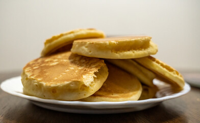 Plate of pancakes