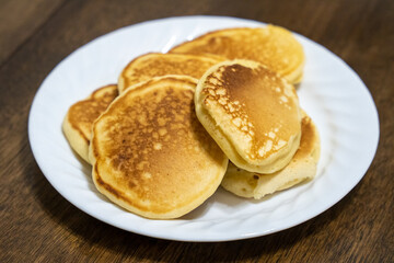 Plate of pancakes