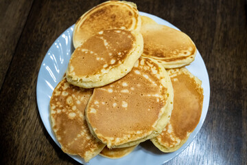 Plate of pancakes