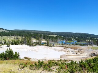 yellowstione volcanic area