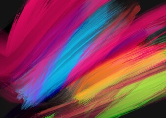 abstract colorful background with paint