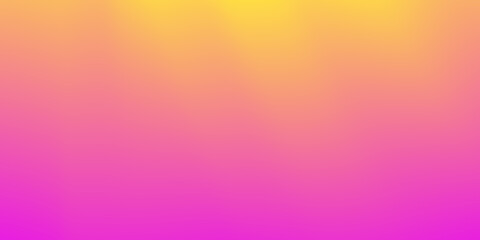 Abstract Blurred pink yellow background. Soft gradient backdrop with place for text. Design for banner, poster. Vector illustration