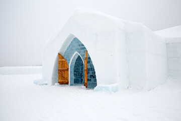 Quebec, Canada: Made with ice and snow, the Ice Hotel is Quebec's architectural masterpiece each...