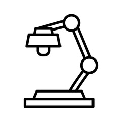 Desk Lamp Icon Design
