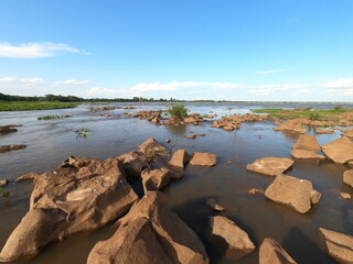 Local das Antigas Sete Quedas Guaíra Rio Paraná