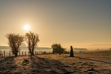 Avebury Stone Circle Neolithic and Bronze Age ceremonial site at dawn