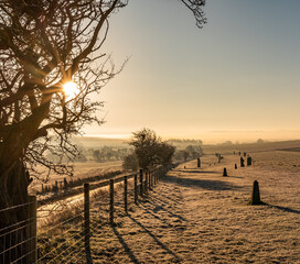 Avebury Stone Circle Neolithic and Bronze Age ceremonial site at dawn