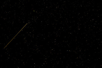 Feb 19, 2023 the rare green comet C/2022 E3(ZTF) made its way near the star Tabit in the...