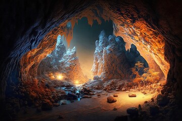 Where Dreams Evolve into Reality: The Magical Caverns of Enchantment Generative AI