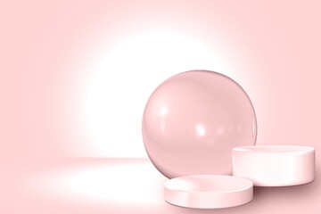 stage product display for advertising