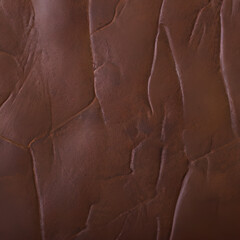 Brown Leather Texture Background created with Generative AI technology