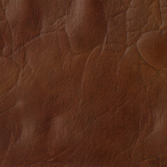 Brown Leather Texture Background created with Generative AI technology