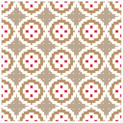 Seamless vector background with repeat pattern.Abstract ethnic rug ornamental seamless pattern.Perfect for fashion, textile design, cute themed fabric, on wall paper, wrapping paper and home decor.