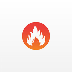 Flame Letter O Logo Design Vector Template. Beautiful Logotype Design For Fire Flames Company Branding.