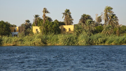 Village Nagaa Salem Gouda at Nile, Egypt, Africa
