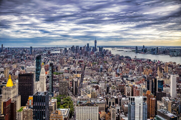 manhattan buildings gratte ciel usa new york 