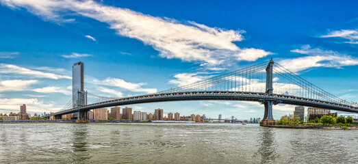 Manhattan bridge pont usa new York East river fleuve
