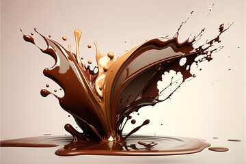 a splash of chocolate

