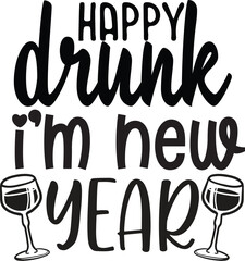 happy drunk i’m new year
